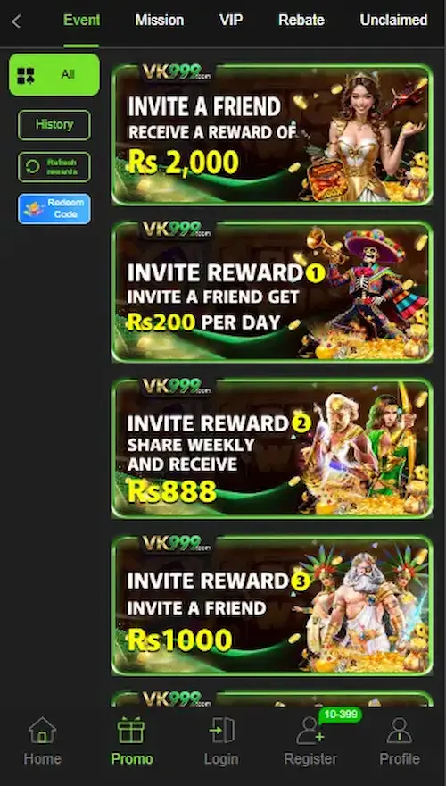 vk999 game login